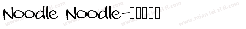 Noodle Noodle字体转换
